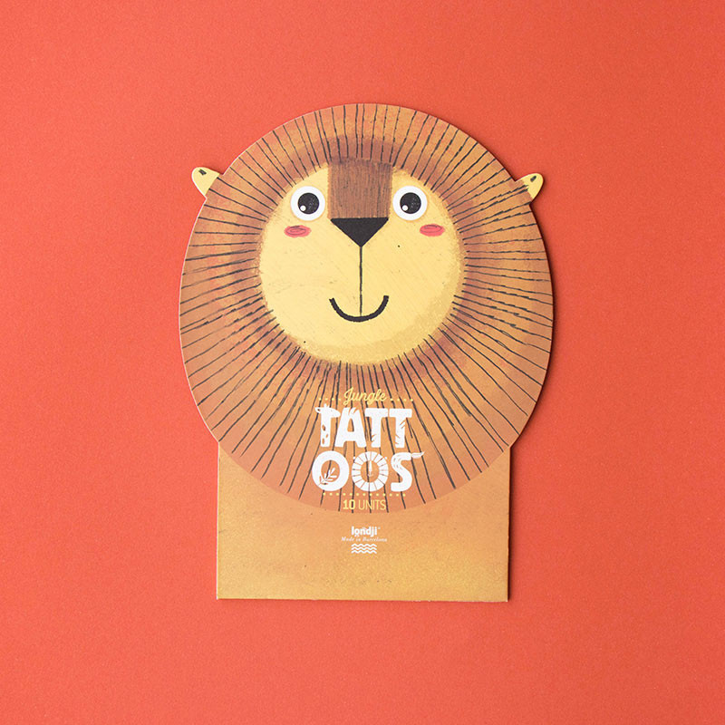 10 calcomanies d'animals de la jungla